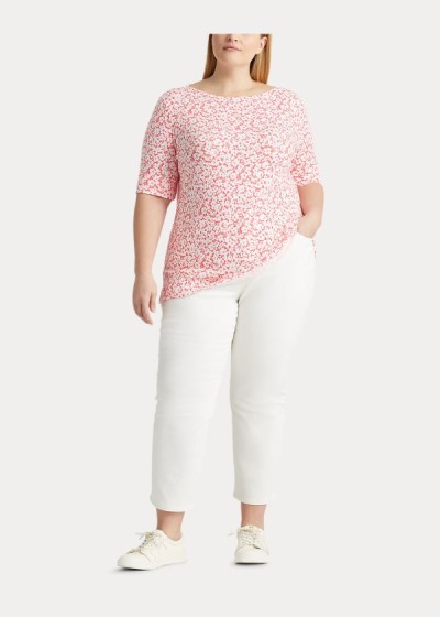 Top Ralph Lauren Floral Algodão-Blend Mulher 38052-YMCN